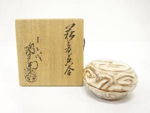 萩焼　十二代　田原陶兵衛造　竜　香合